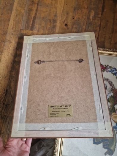framed cross stitch