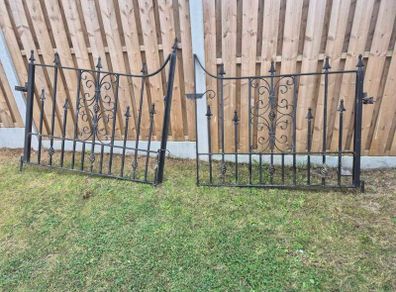 Heavy steel gates