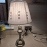 Large Brass Look Table Lamp & White Shade.  B.N.W.T Image 3