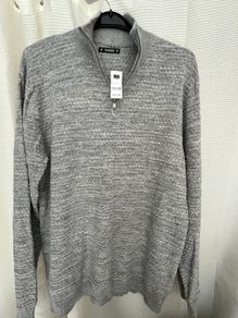 Grey Jumper with Zip
