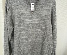 Grey Jumper with Zip