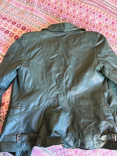 Green Cigno Nero Leather jacket