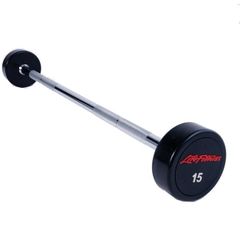 Rubber Fixed Barbell 15kg
