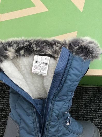 Girls winter snow boots, size 2,5 (35)