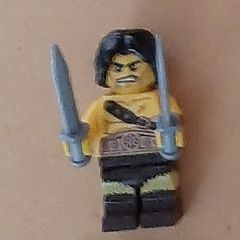 LEGO Minifigures 71002 Series 11 Barbarian.  Discontinued and in good condition.