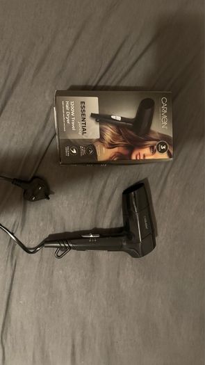 Travel hair dryer