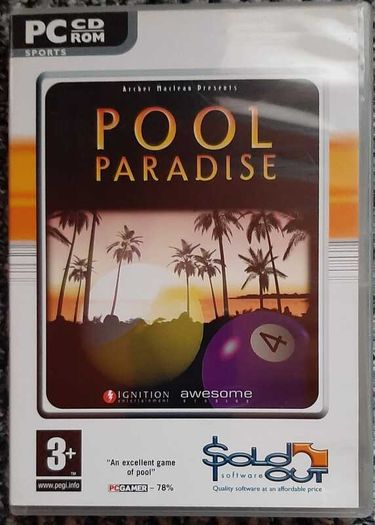 Pool Paradise (PC) Archer Maclean Cue Sports Sim