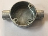 20mm Metal Straight Through Box