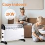 NEW SALE | Convector Radiator Heater 2000W Room Heating with Adjustable Thermostat Image 2