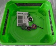 Beyblade X 3 with launcher and stadium
