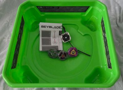 Beyblade X 3 with launcher and stadium