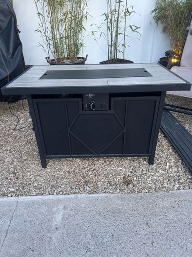 garden gas fire/table