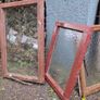 teak windows 1 big ,3 smaller Image 2