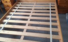 Pine bed frame