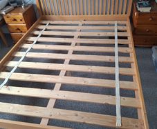 Pine bed frame