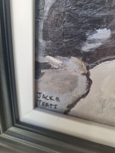 Oil on canvas after Jack B Yeats