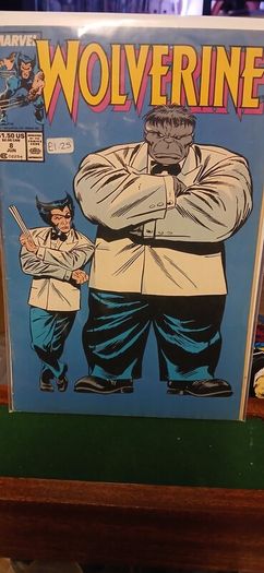 Wolverine #8 1989 Iconic Patch & Mr. Fixit Cover