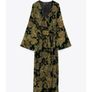 Zara velvet wrap style dress, new, size M, Image 2