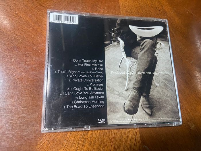 Lyle Lovett The Road To Ensenada Cd