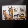 Irish Horses 2011.Two Mini Sheets.Both Overprinted for RDS Stampa fair 2011.One Canceled at Fair. Image 3