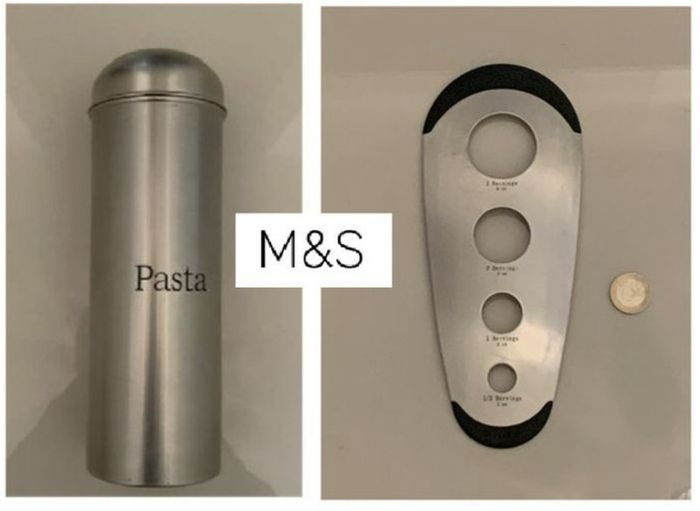 M&S Pasta Container & Measure NEW