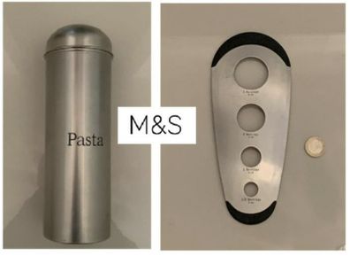 M&S Pasta Container & Measure NEW