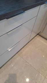 ikea kitchen door handles sleek chrome