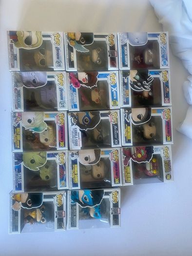 Assorted Marvel and DC Funko Pops