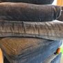 Large Navy corner sofa Image 2