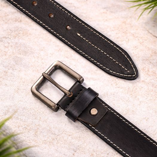 Unisex Genuine Leather Belt Classic Handmade Belt Durable, Long-Lasting, Stylish Leather Waist Belt