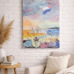 Acrylic on canvas!