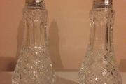 Galway Crystal salt pepper set postage available