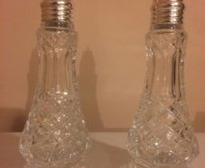 Galway Crystal salt pepper set postage available