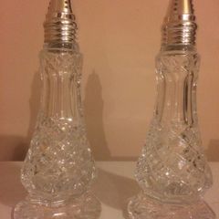 Galway Crystal salt pepper set postage available
