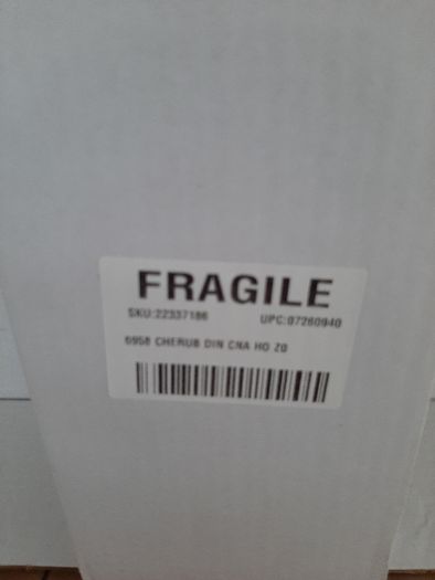New candle holder Cherub in box
