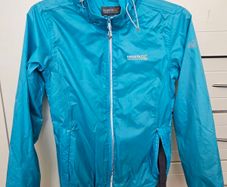 Adult Sky Blue Rain Jacket size 10