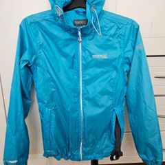 Adult Sky Blue Rain Jacket size 10
