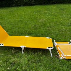Two IKEA SUNNON folding lounger