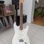 Fender Player Stratocaster electric guitar, Polar white Image 2