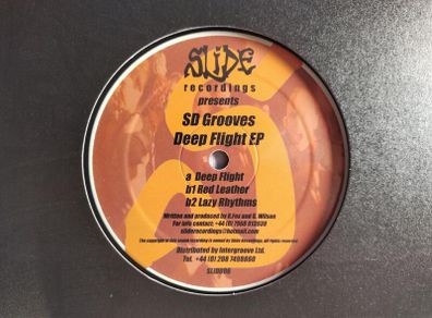 SD Grooves - Deep Flight EP - Slide Records - Super RARE Early 00s Tech House CLASSIC!