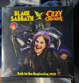 Black Sabbath & Ozzy Ozbourne "Back To The Beginning 2025" Live Vinyl Album Red