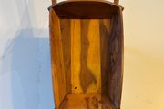 1987 Handcrafted Irish Yew Wood Miniature Wheelbarrow
