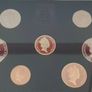 Royal Mint United Kingdom 1987 Proof Coin Collection Red Leather Case Coa Image 3