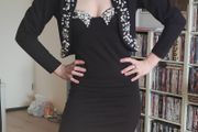 Sensational Vintage 2 piece Dress and Jacket 80s 90s