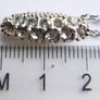 Vintage 925 Sterling Silver Necklace with Crystal-Embellished Pendant Image 10