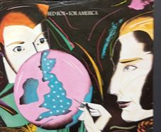 FOR AMERICA 7" vinyl single Red Box Irish pressing