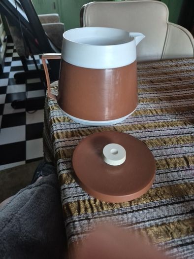 Camping Teapot Vintage Mid Century campervan Welware Thermal Teapot