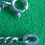 Vintage 925 Sterling Silver Identity Bracelet length 7" - 3,9g Image 6