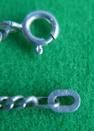 Vintage 925 Sterling Silver Identity Bracelet length 7" - 3,9g