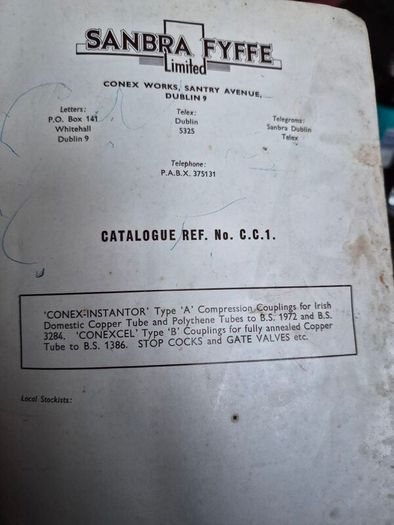 Vintage Catalogue of Compression Couplings